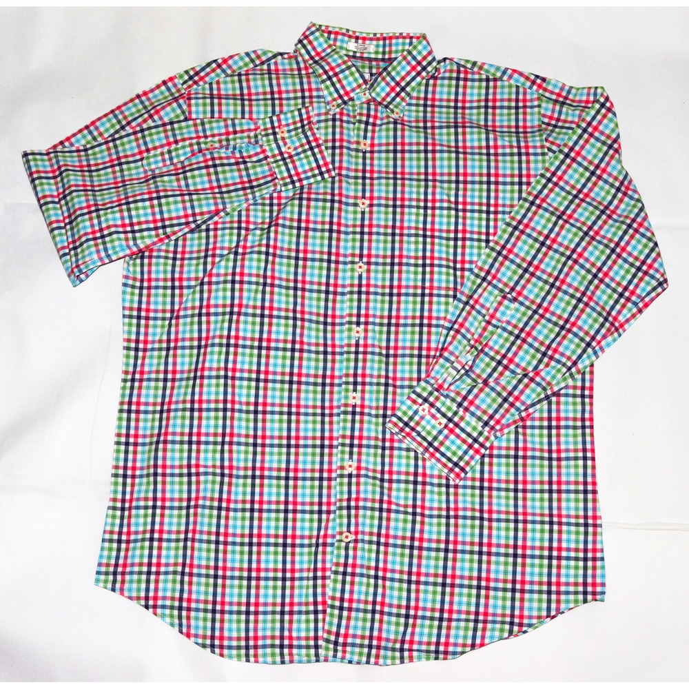 Peter Millar Men's Long Sleeve Button Down Shirt Size Large‎